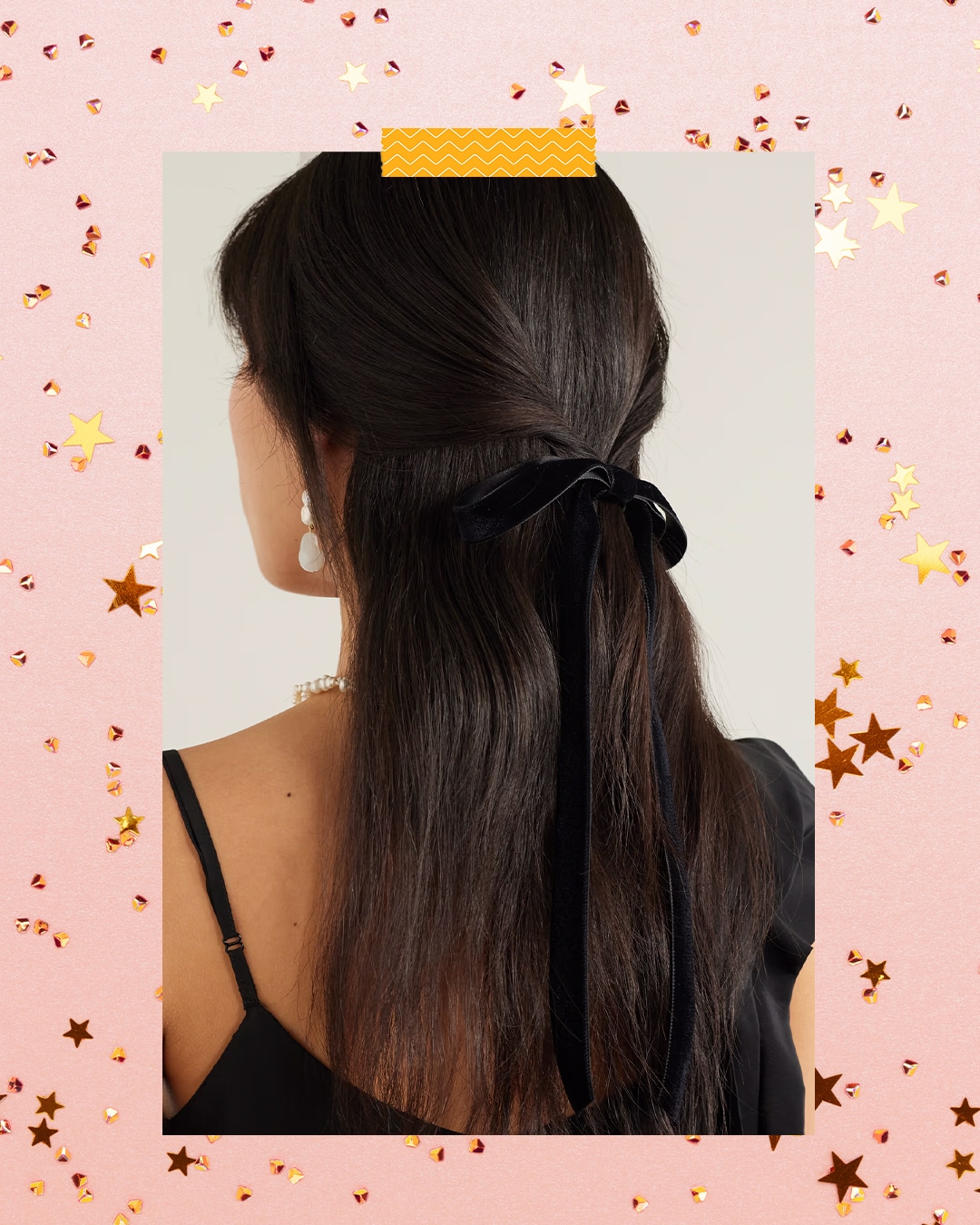 Jennifer Behr Velvet Bow Hair Clip
