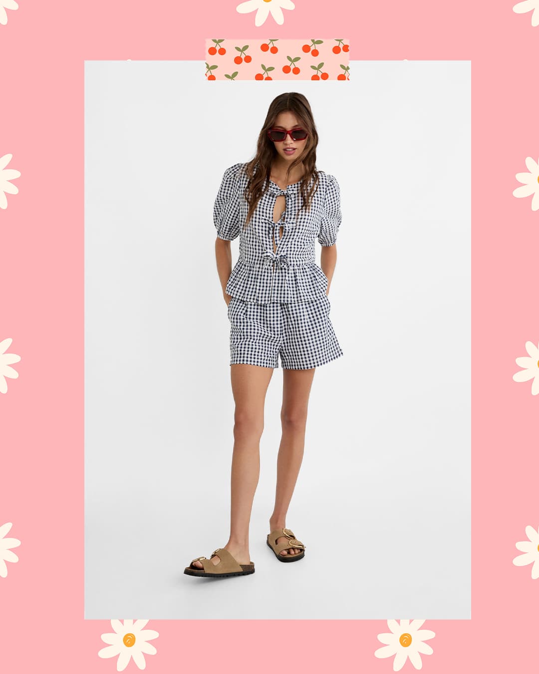 Romantikus fazonú rövidnadrágos szett