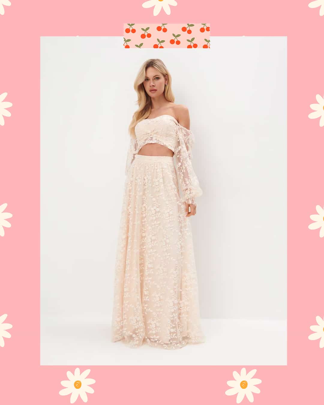 Királylányos maxiszoknyás összeállítás