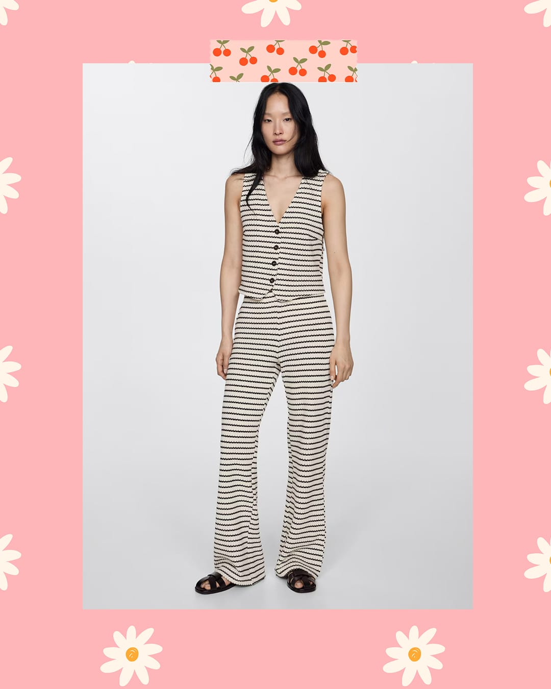 Horgolt nadrágos összeállítás