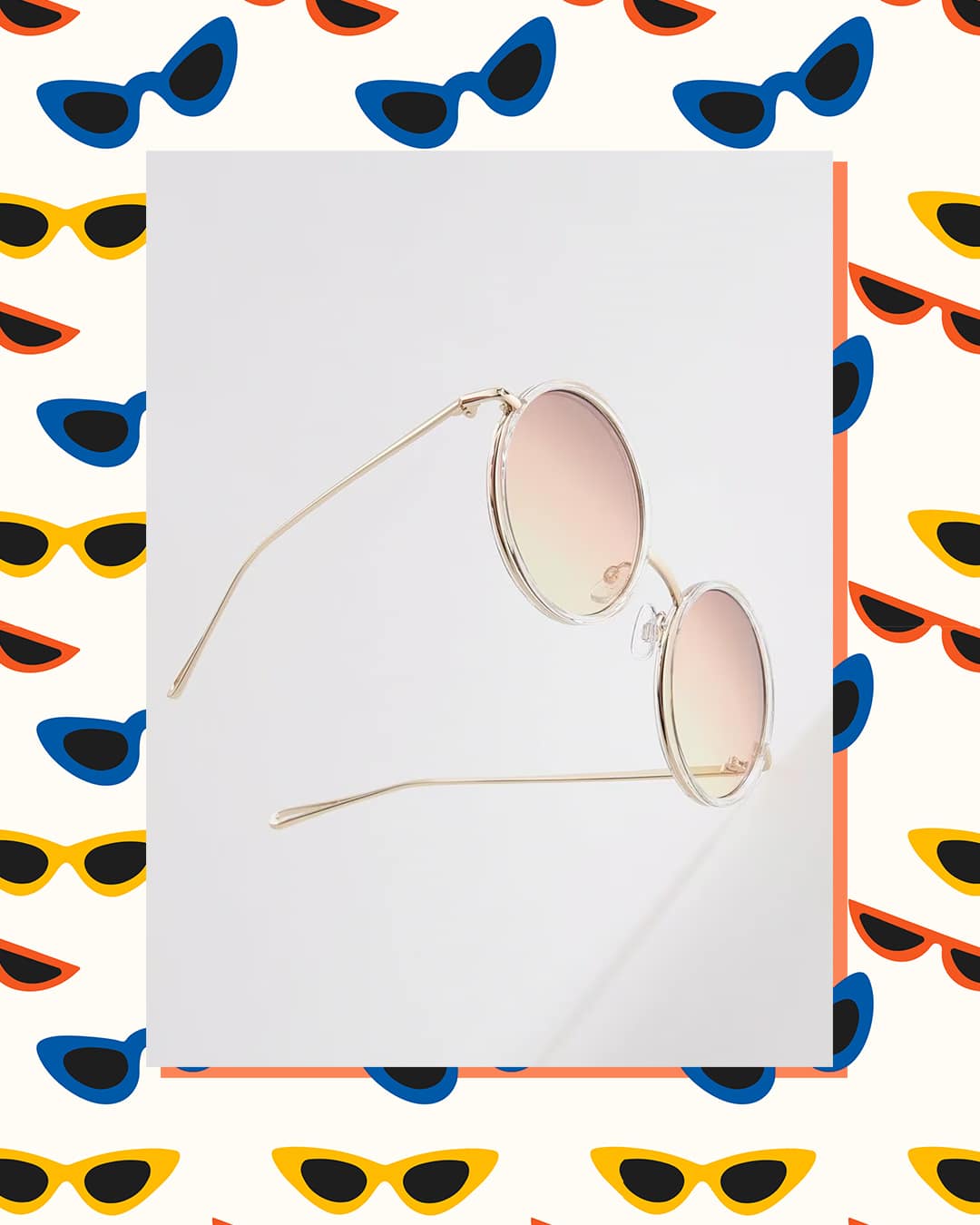 Átlátszó napszemüveg