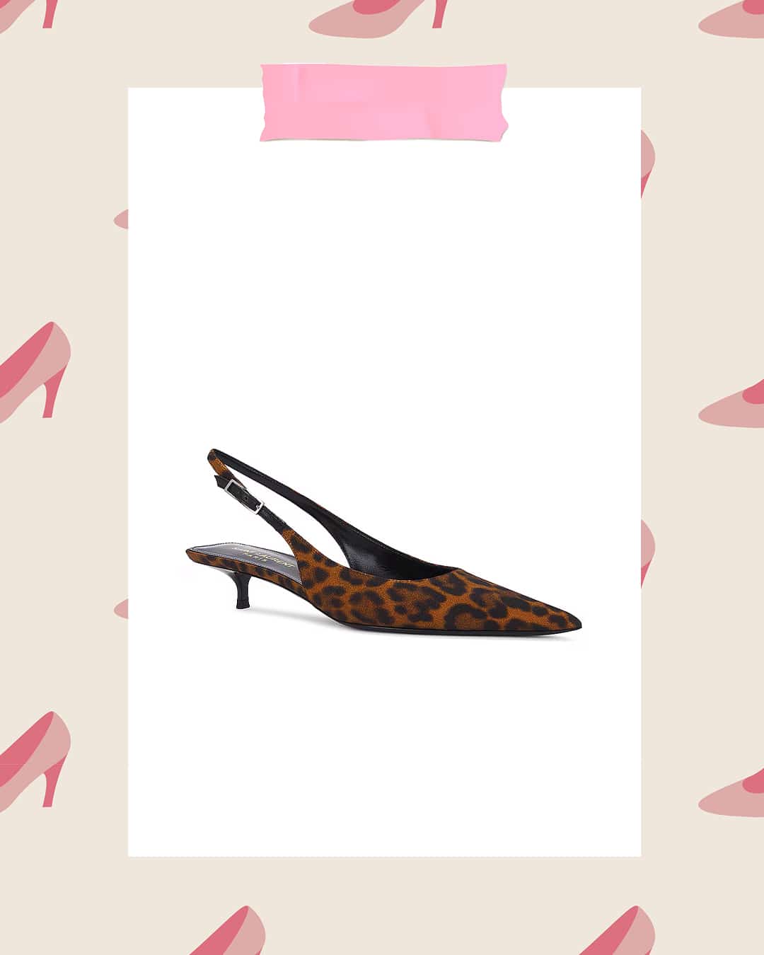 Saint Laurent Cherish Slingback Pump