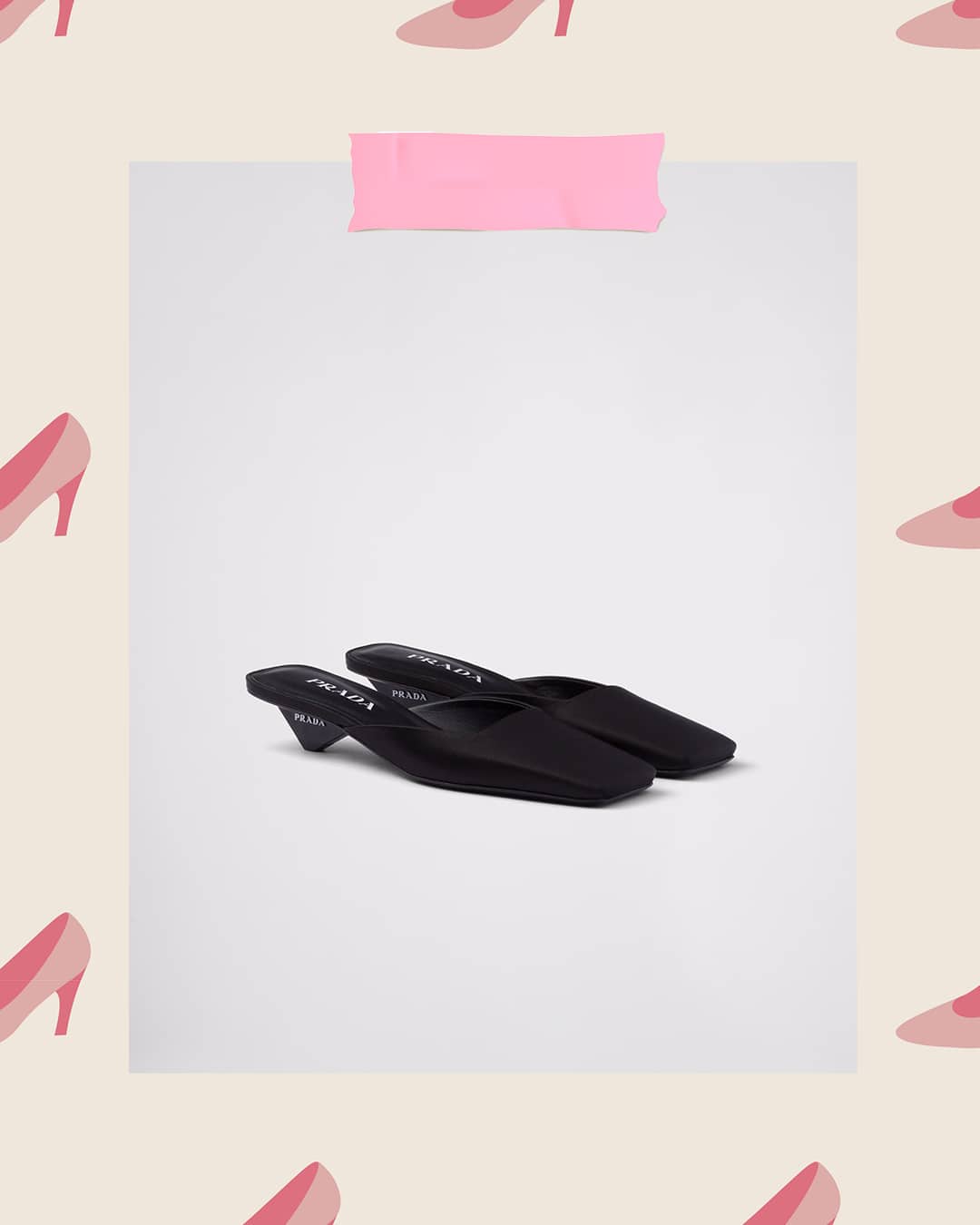Prada Satin Mules