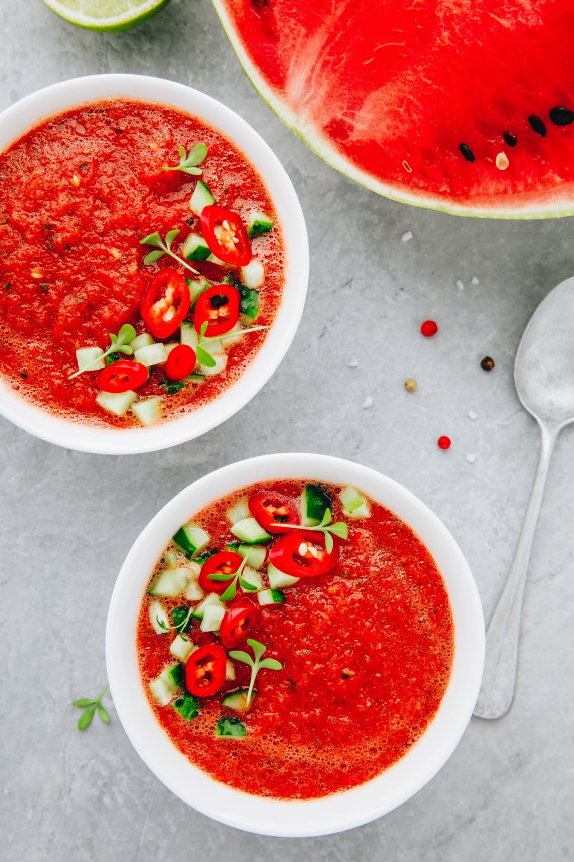 Görögdinnyés gazpacho
