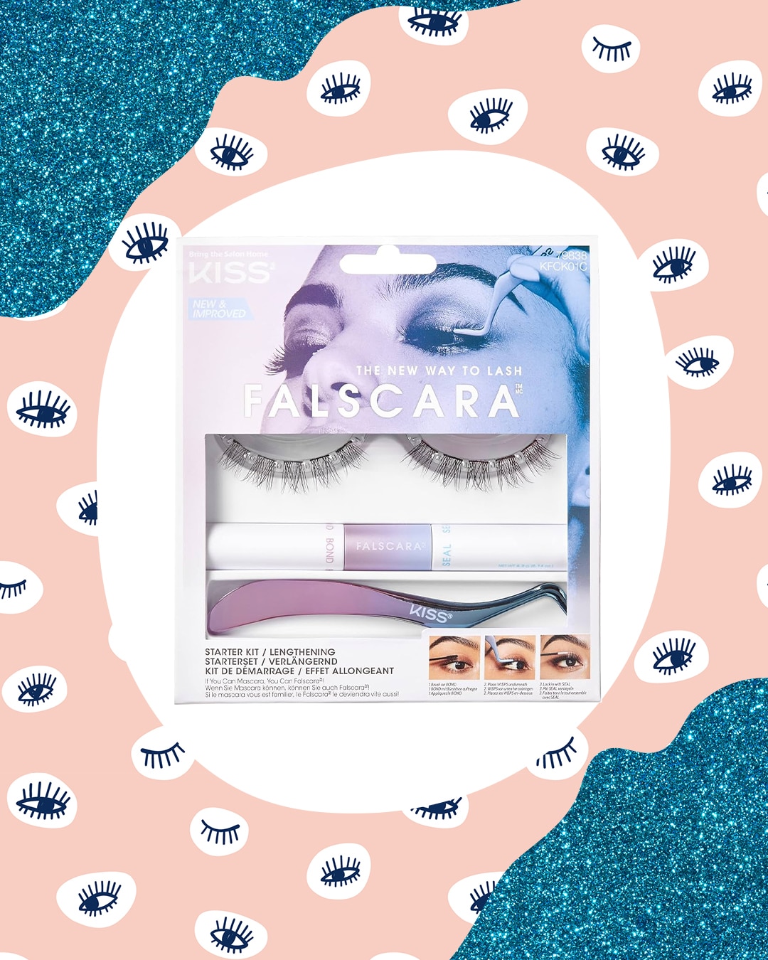 Kiss falscara false eyelashes starter kit