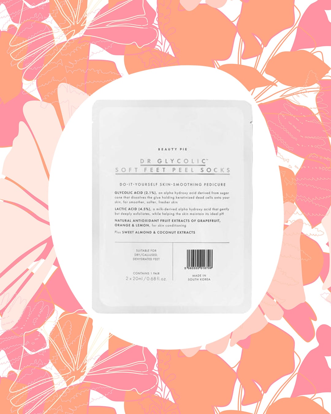 Beauty Pie Dr Glycolic Soft Feet 7-Day Peel Socks