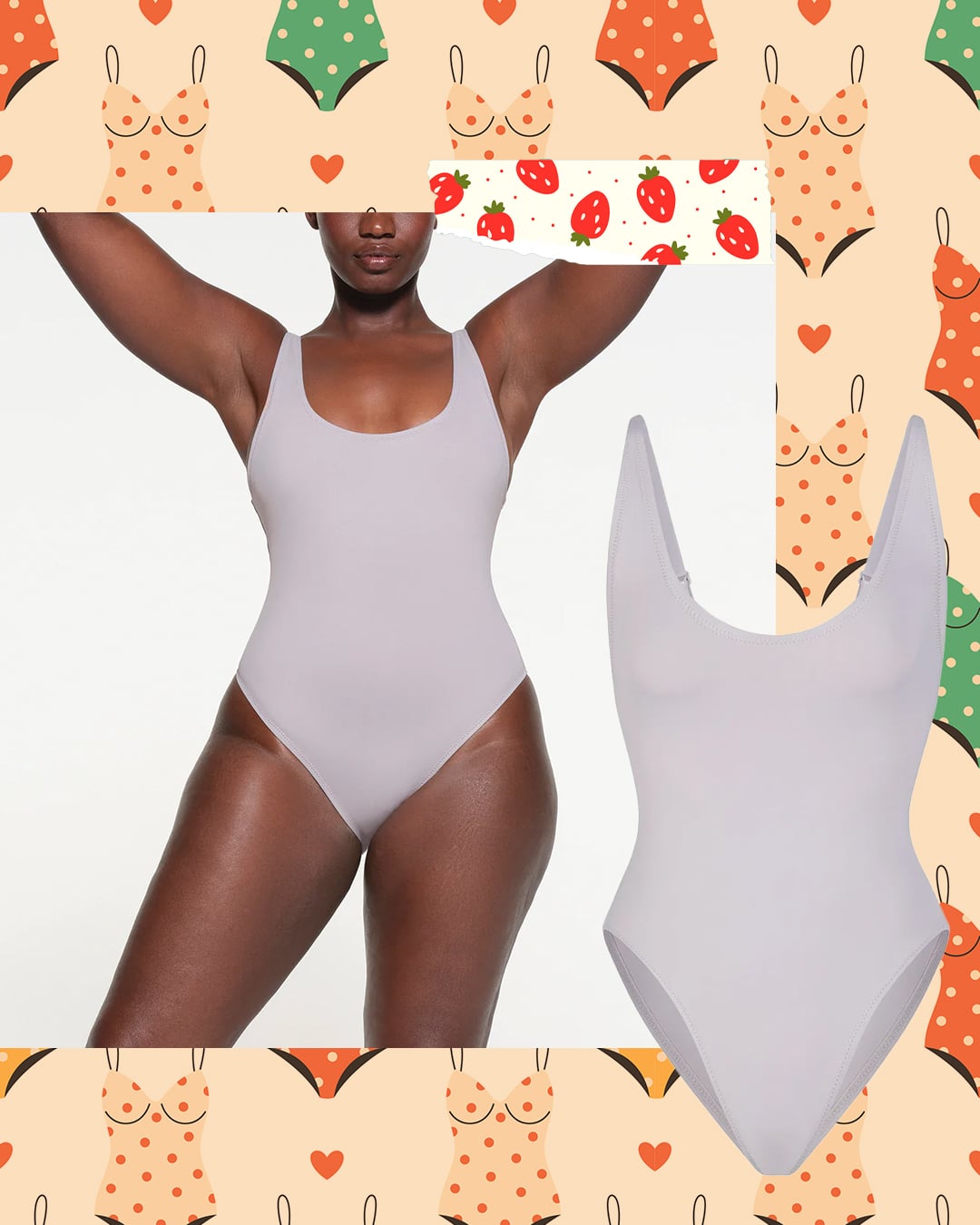 SKIMS Scoop Neck One Piece