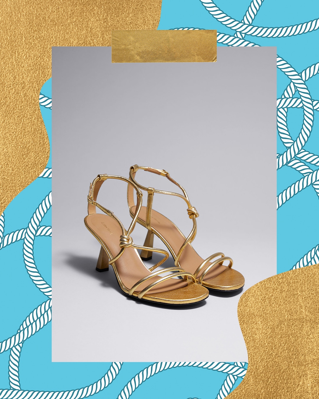 & Other Stories Knotted Heeled Sandals