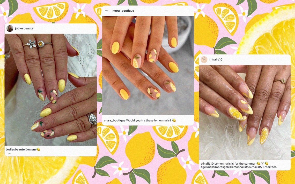 Lemon Nails: a legnyáriasabb körömtrend, amit most kipróbálhatsz