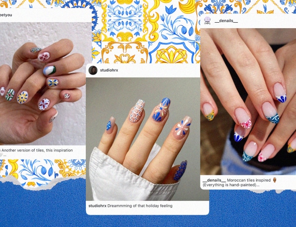 Tiles Nails: ez a nyári körömtrend a mediterrán csempék szépségét idézi meg