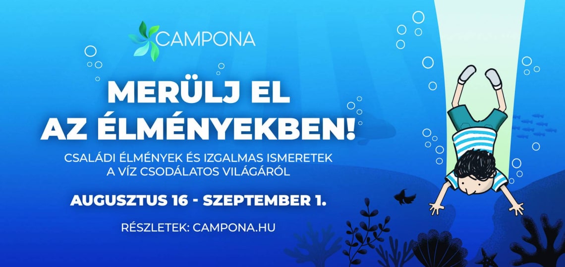 Családi élmények és izgalmas ismeretek a víz csodálatos világáról