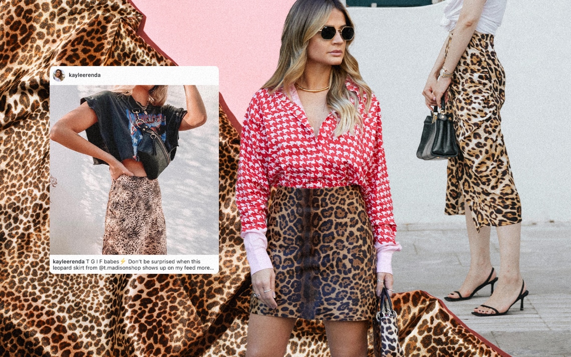 7 outfit inspiráció, ahogyan a leopárd mintás szoknyát stílusosan hordhatod
