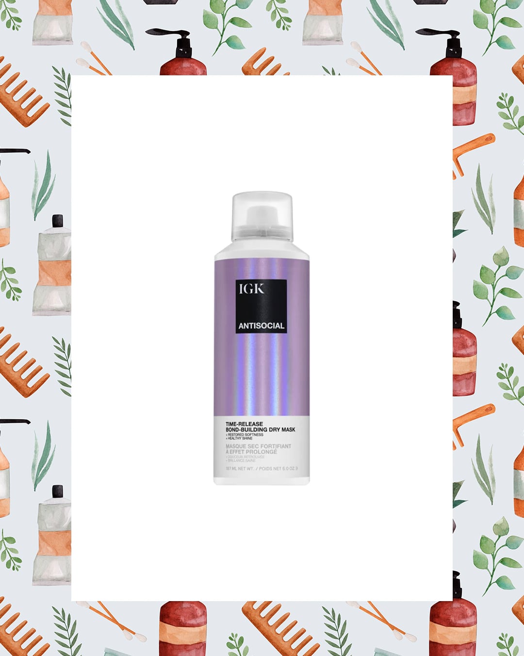 IGK Antisocial Overnight Bond Building Dry Hair Mask