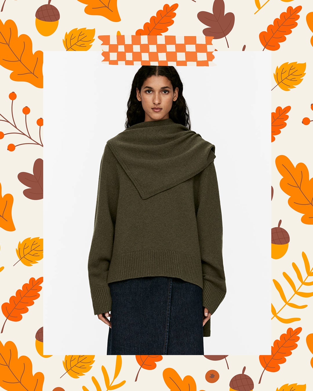 Gyapjú sálpulóver