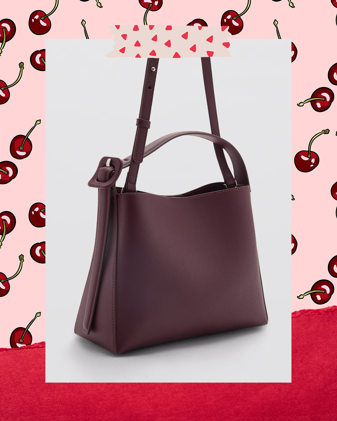 Mango Mini shopper buckle bag