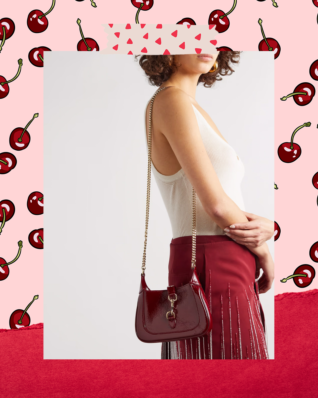 Gucci Jackie Notte Mini patent leather shoulder bag