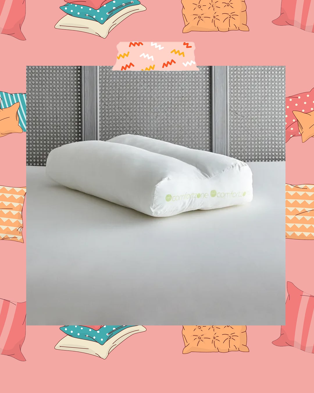 Comfortzone Side Sleeper Contour Pillow