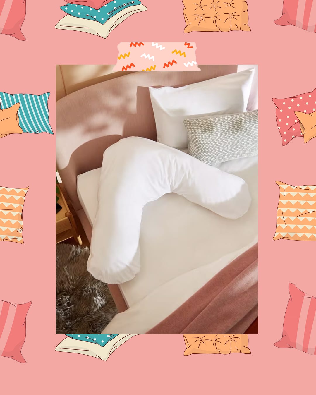 John Lewis Carefree Comfort V-Shaped Support Pillow