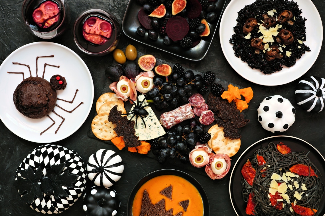 Halloweeni étel dekorációk, amiknek hála a gyerekek is megeszik majd a zöldségeket