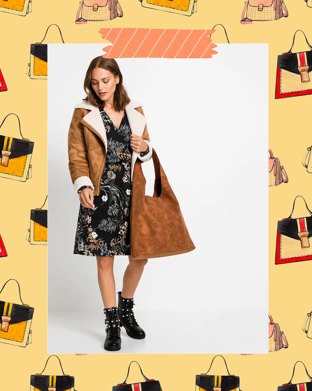 Oversize velúrtáska