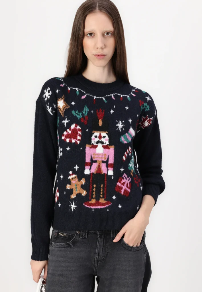 Diótörős karácsonyi pulcsi