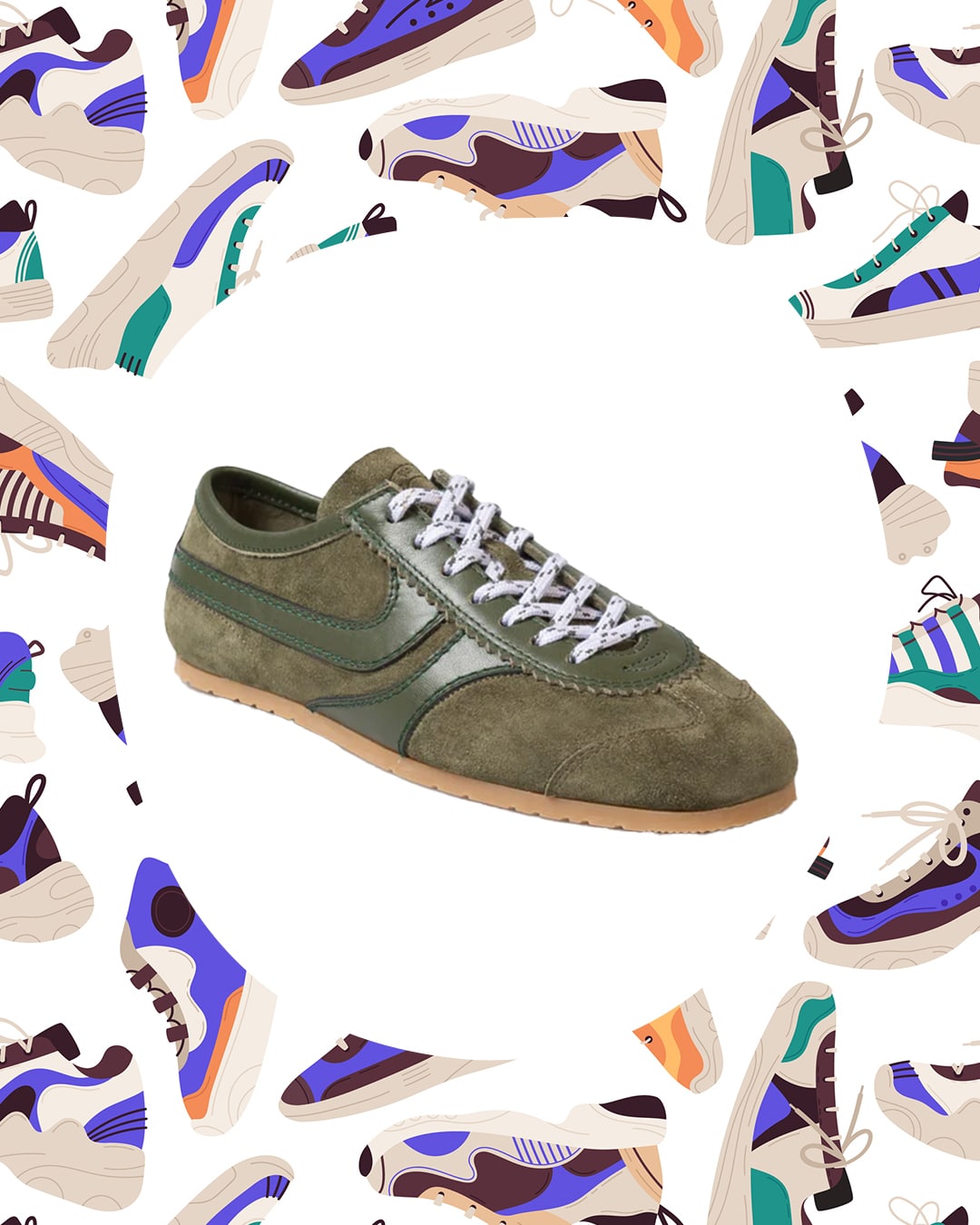 Dries Van Noten Suede sneakers