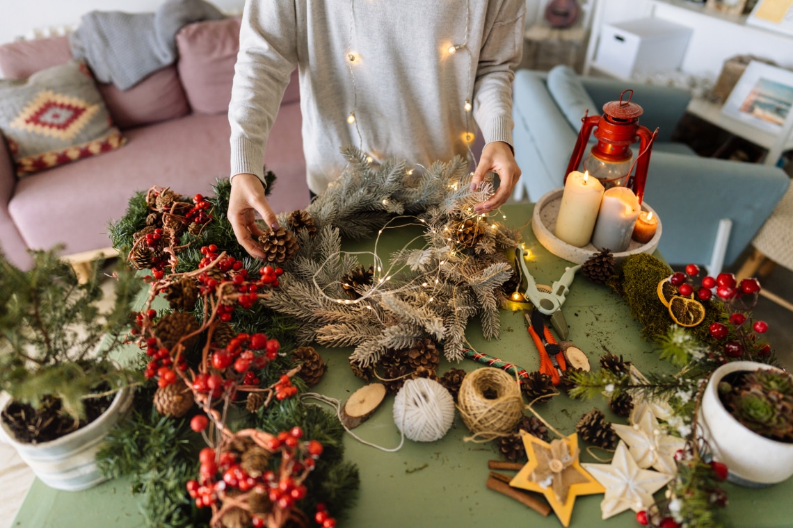 10 egyszerű DIY adventi koszorú. 5 perc alatt látványosat alkothatsz!