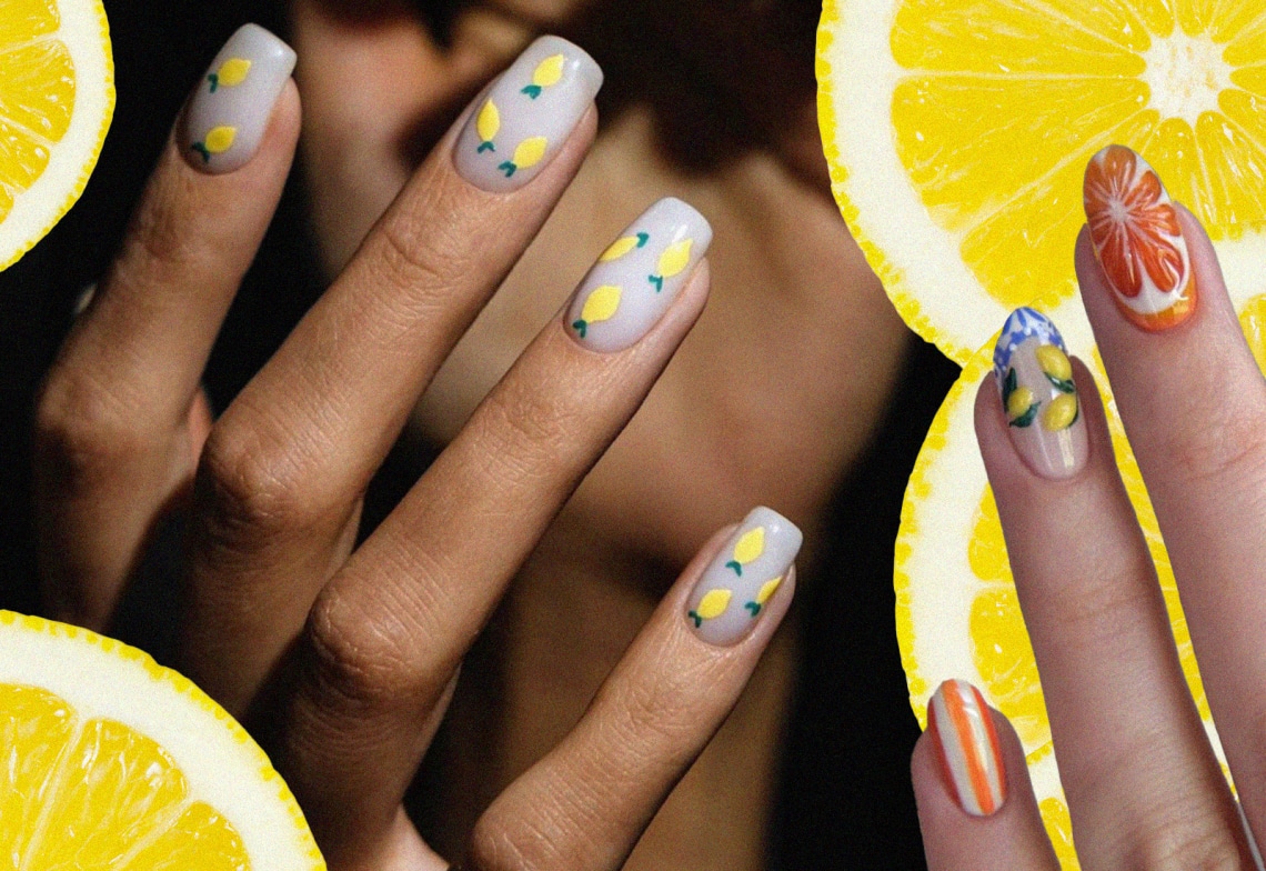 10 limonádé inspirálta köröm inspiráció