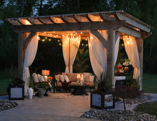10 mesés pergola dekoráció, amely feldobja a kerted