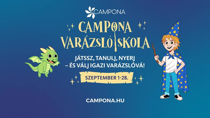 Campona Varázslóiskola: ahol a tanév varázslattal kezdődik