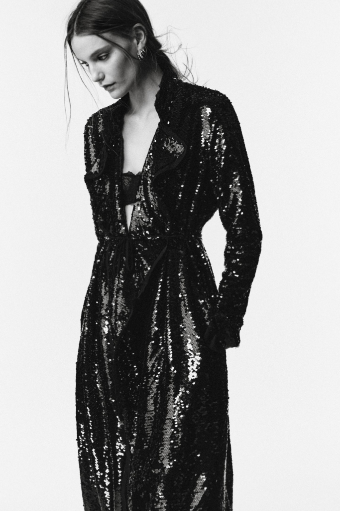 ZARA Flitteres kabát