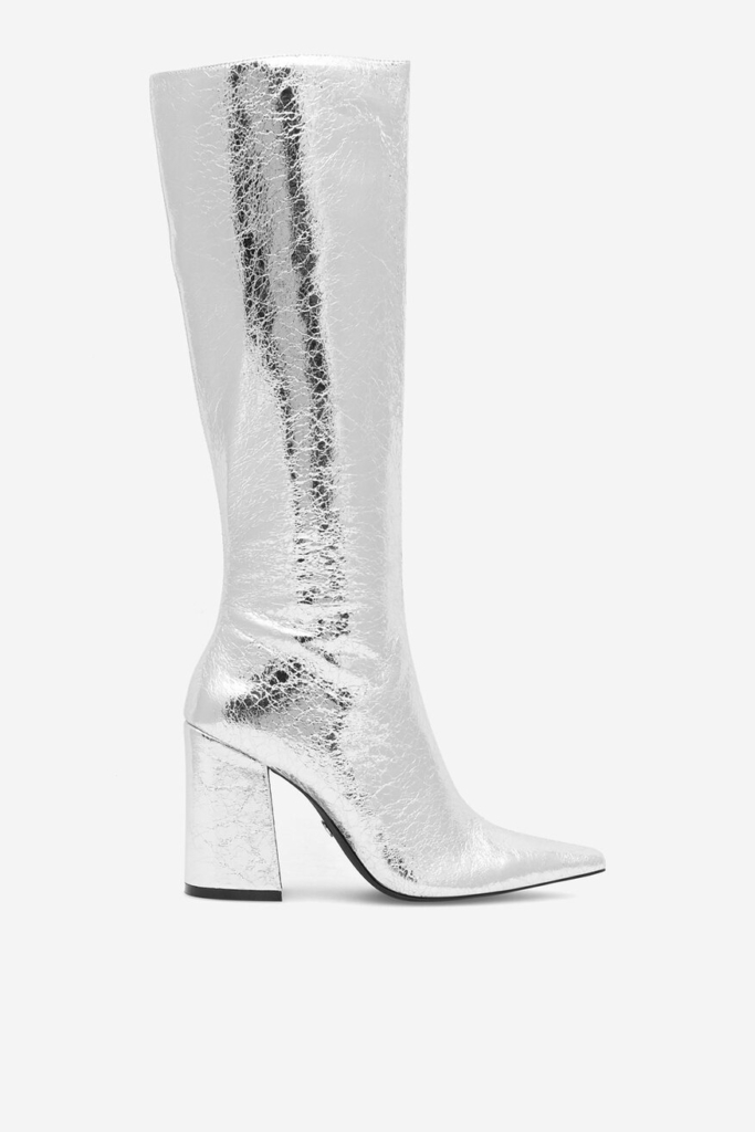 CCC Nine West ezüst csizma