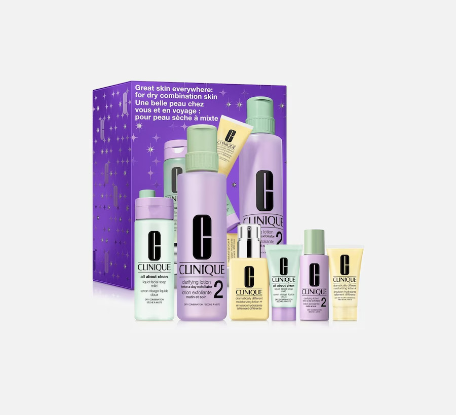 Clinique Great Skin Everywhere Set: For Dry Combination Skin