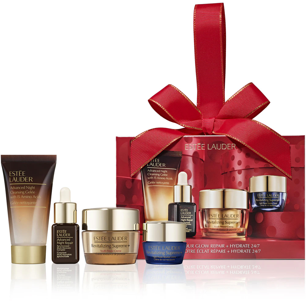 Estée Lauder Holiday Unwrap Your Glow Repair & Hydrate arckrém csomag