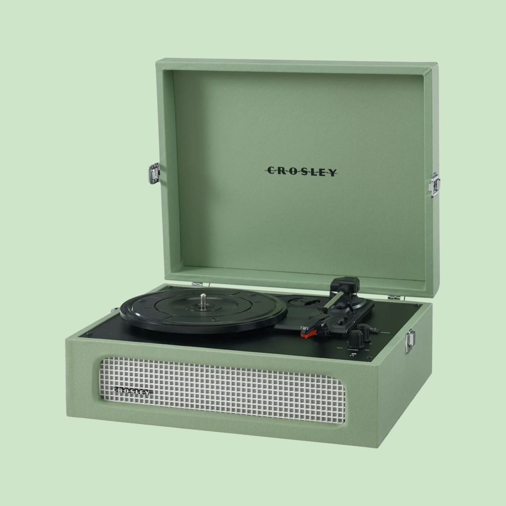 Crosley Voyager Sage Hordozható lemezjátszó