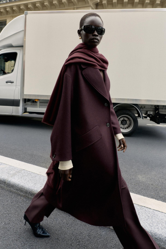 Zara oversize kabát gyapjúval
