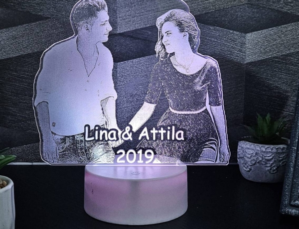 3D lámpa ajándékba: amikor egy fotóból tényleg emlék lesz