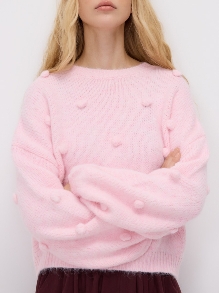 Reserved dekoratív applikációs pulóver