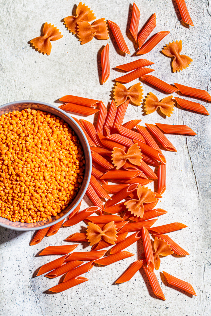 Gluténmentes lencse tészta