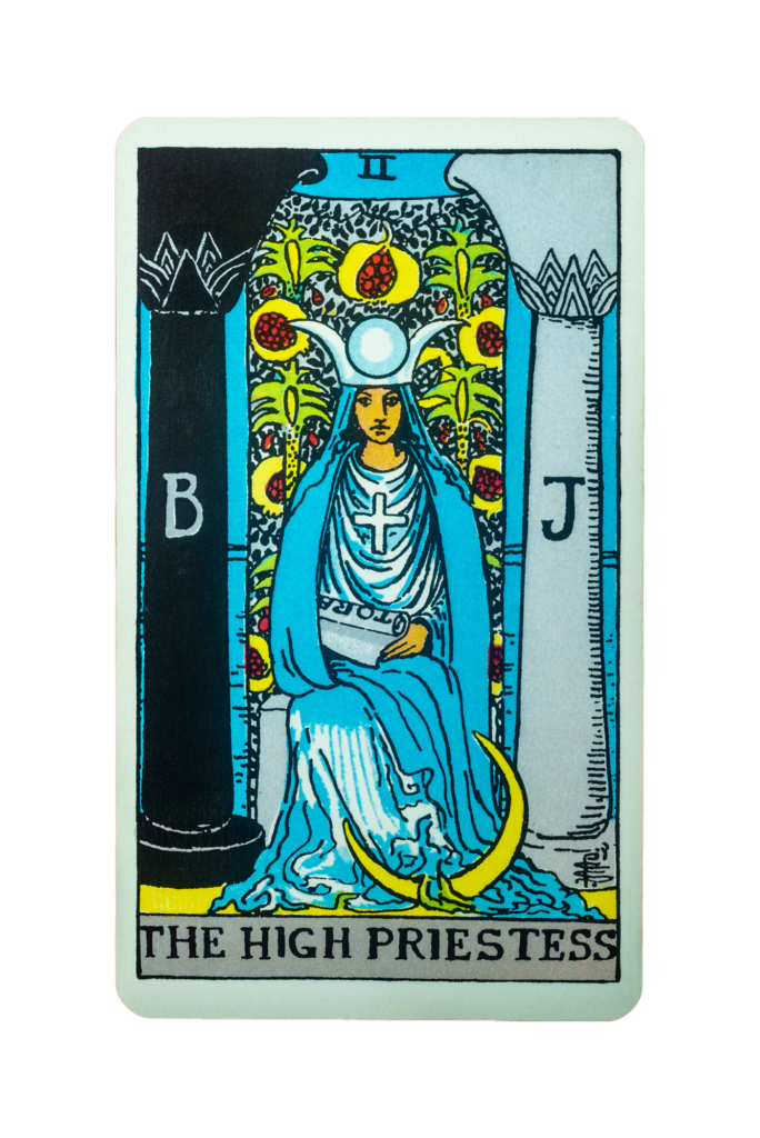 Tarot lap: A Főpapnő