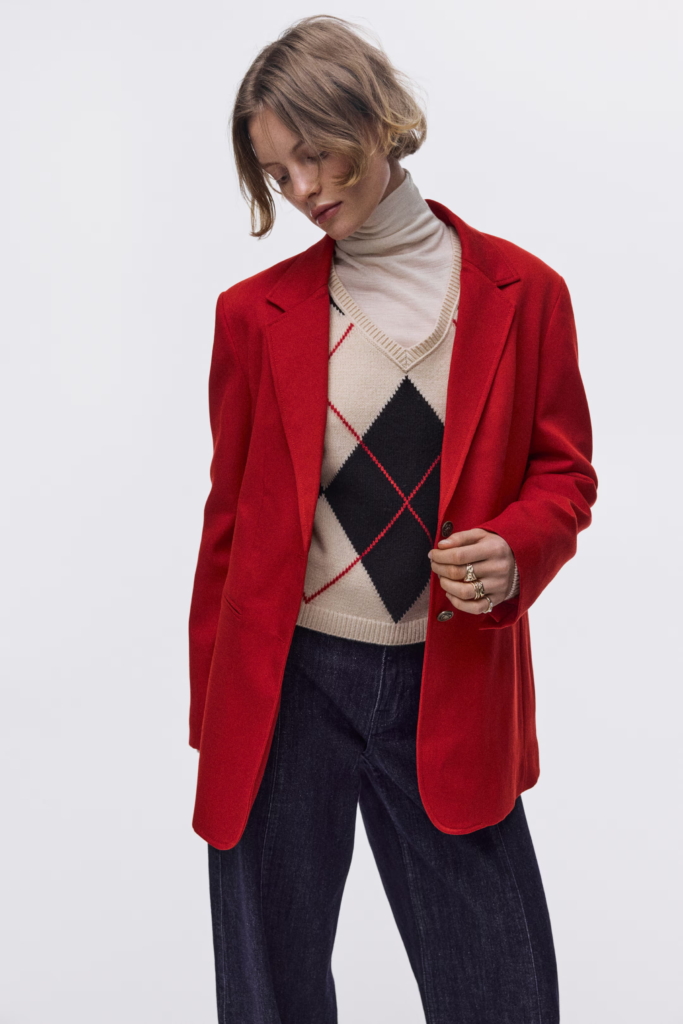 H&M Szimpla mellrészű blézer