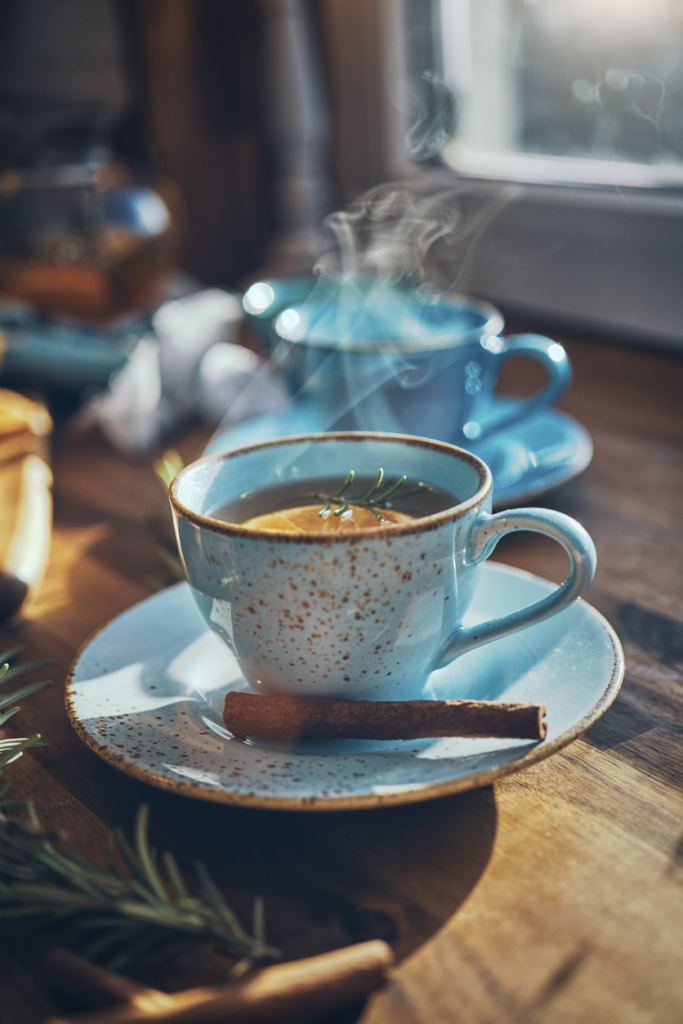 Gyümölcstea naranccsal