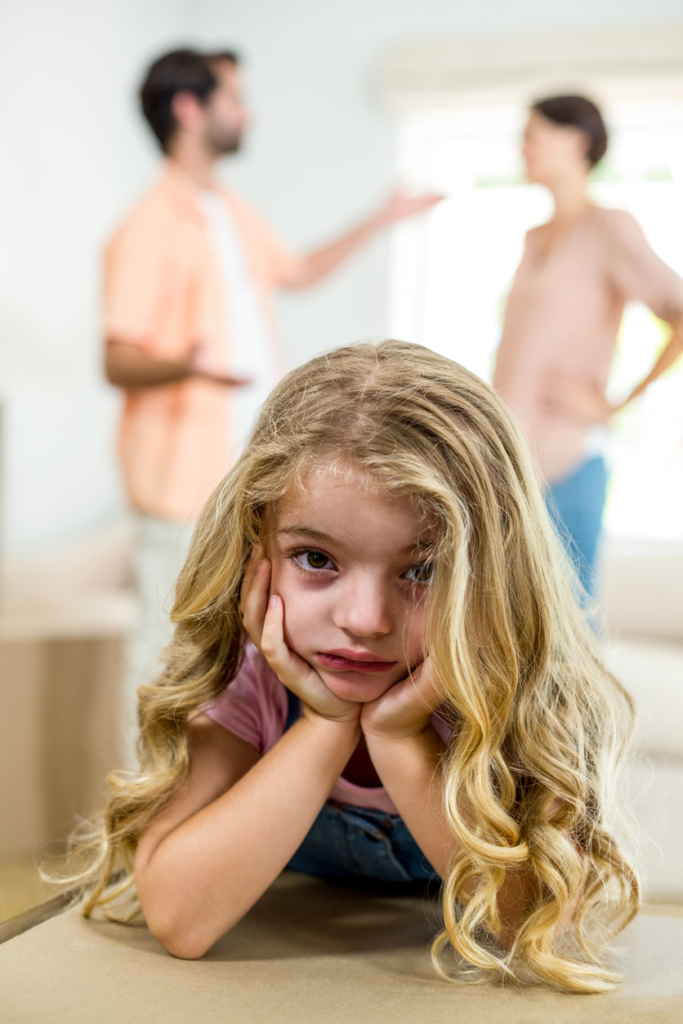 Családi konfliktus a gyerek jelenlétében