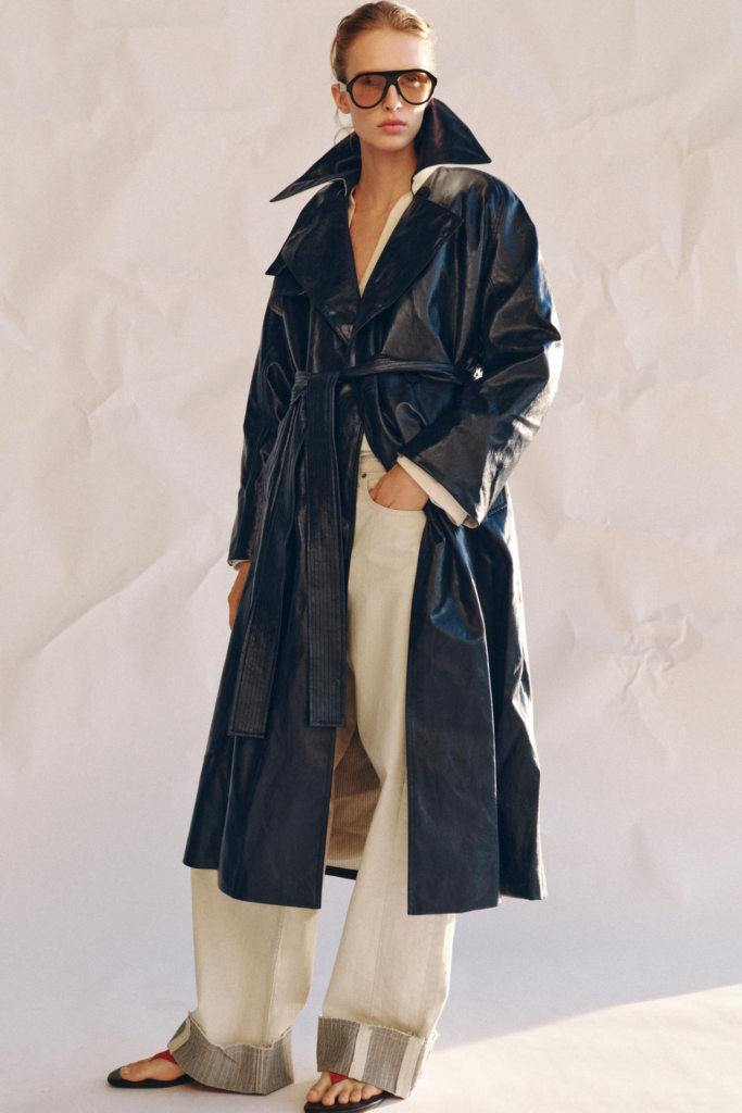 ZARA Trench in ecopelle