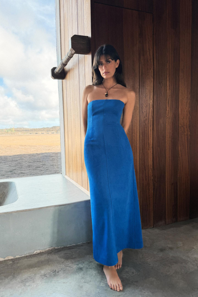 ZARA FAUX SUEDE DRESS