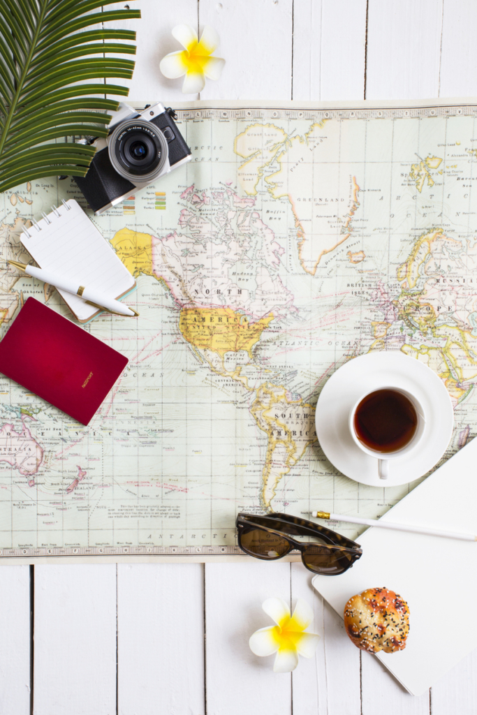 Utazás tervezés térképpel