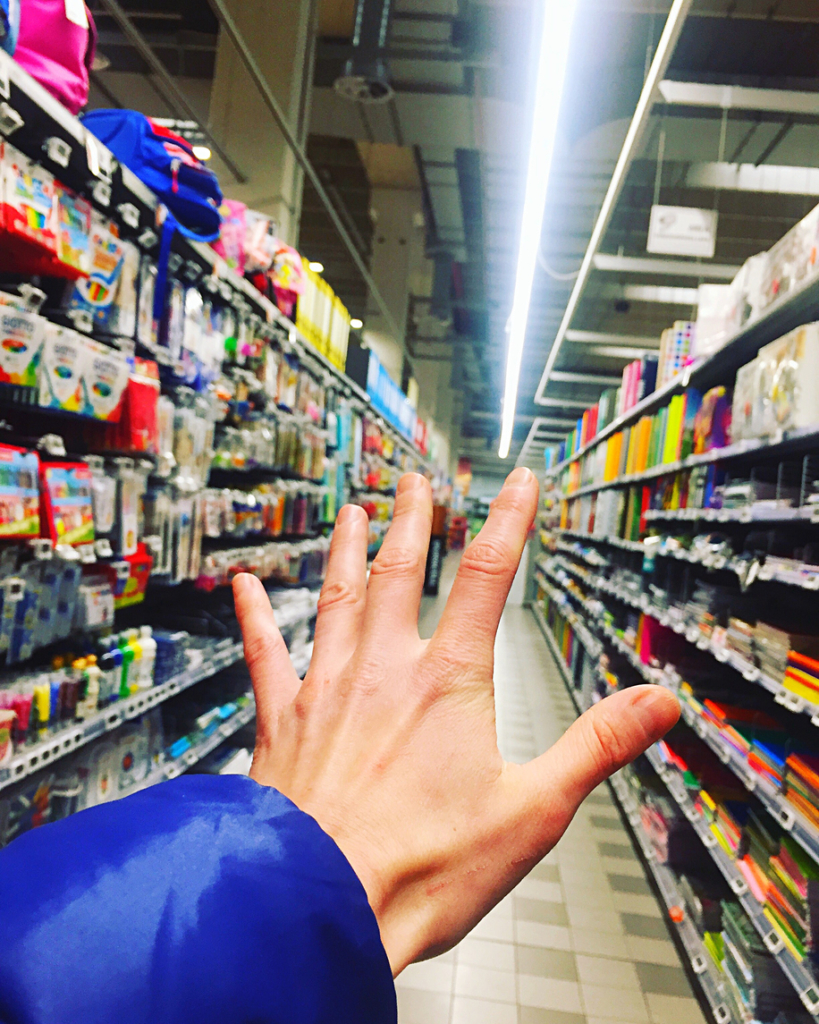 Szupermarket vásárlói társadalom