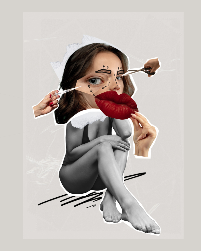 Fotókollázs a mai szépségideálról