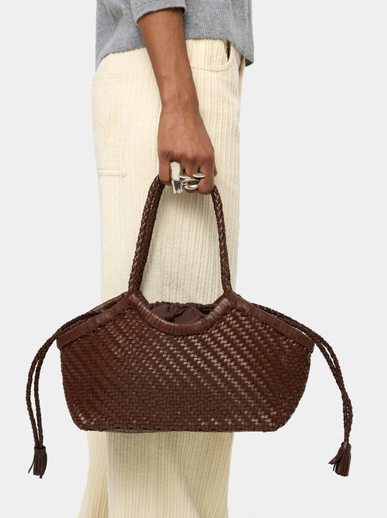 Parfois Tote bag with braided leather