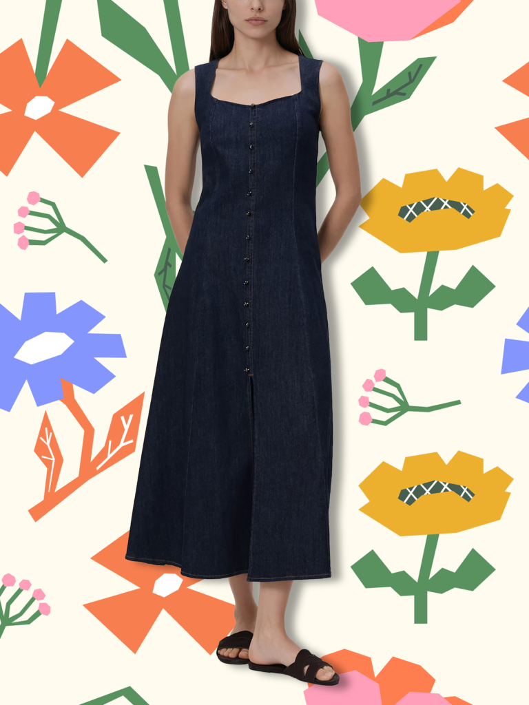 Abito midi di jeans Reserved